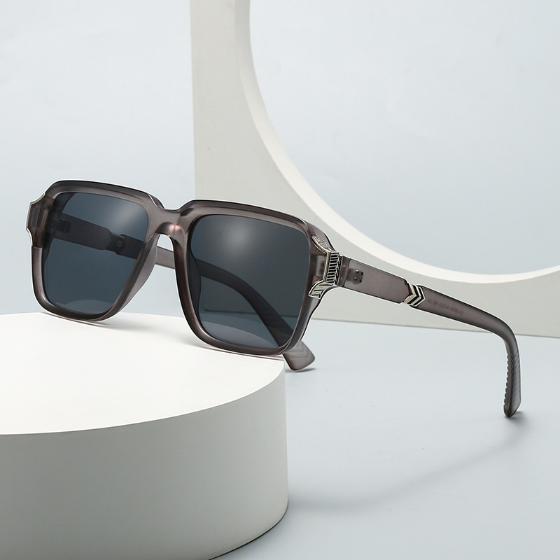 Wholesale Square Vintage Large Frame Sunglasses With UV400 Protection - Everful