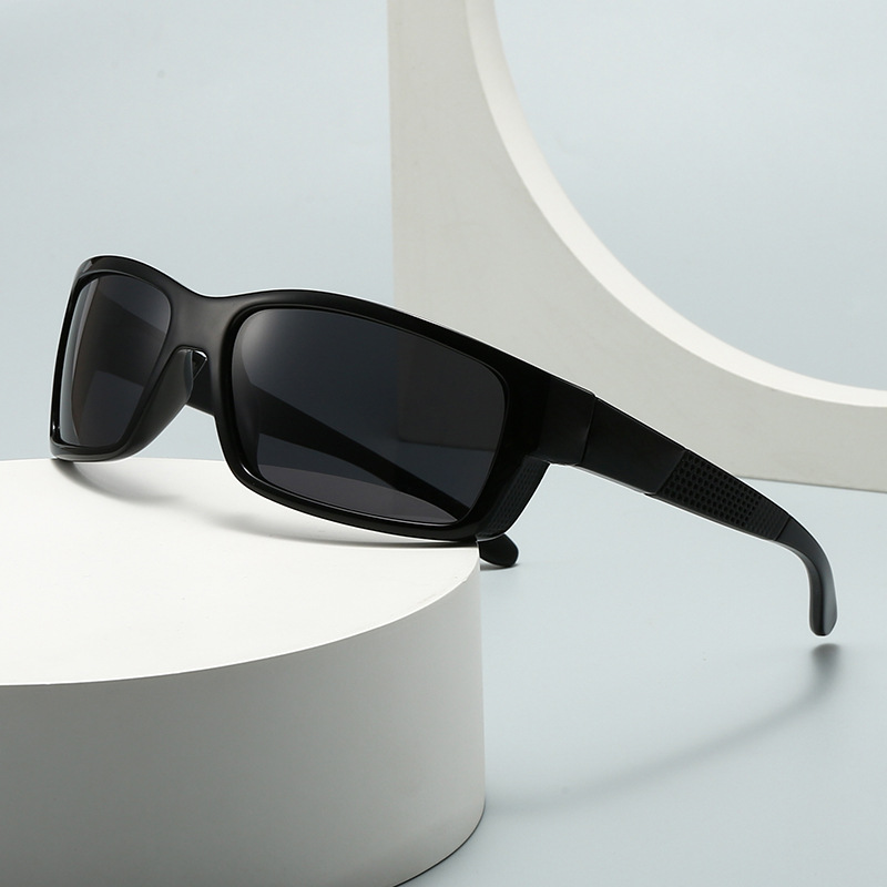 Wholesale Polarized Square Sunglasses UV400 Protection PC Frame For Men - Everful