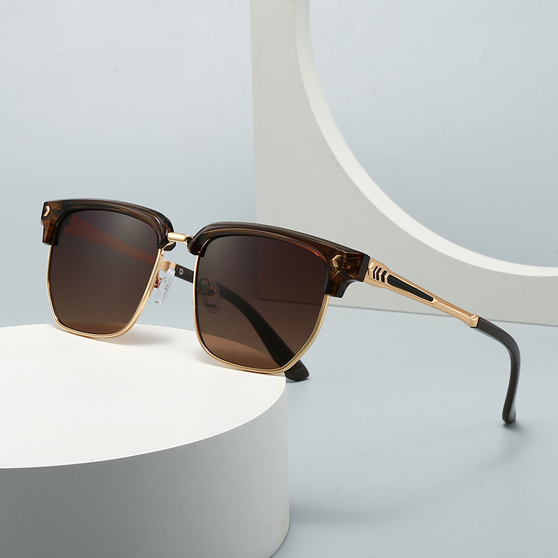 Wholesale Vintage Square Clubmaster Sunglasses UV400 Protection - Everful