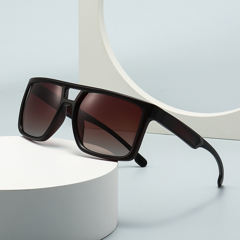 Wholesale Modern Vintage Narrow Square Sunglasses UV400 Polarized - Everful