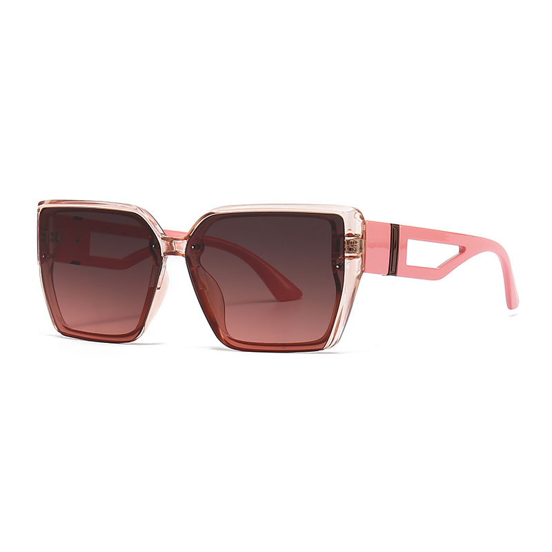 Wholesale Square Cat Eye Sunglasses Oversized PC Frame for Women - Everful