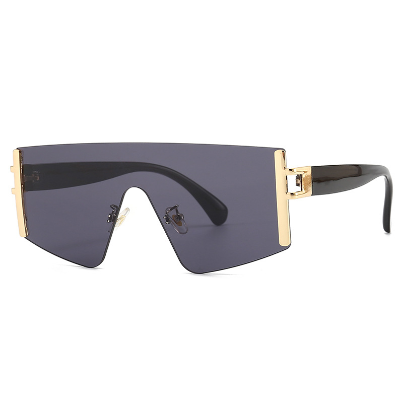 Wholesale Fashion Oversized Shield Sunglasses UV400 Gradient Lenses - Everful