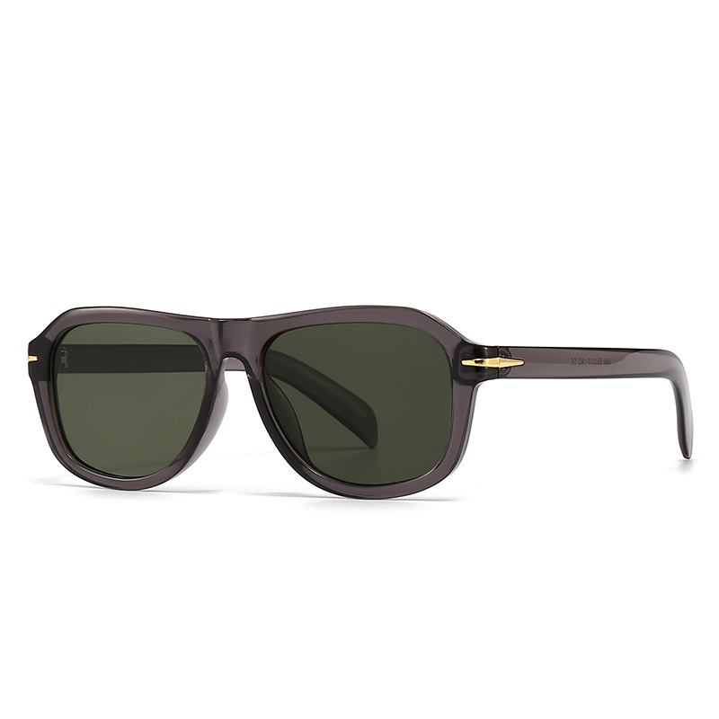 Modern Retro Aviator Sunglasses For Men Women UV400 Protection Blue Light Blocking Glasses PC Frame Metal Arrow Decoration