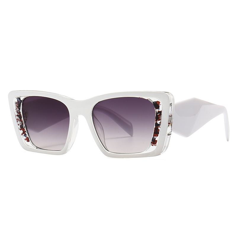 Wholesale Cat Eye Large Square PC Frame Sunglasses For Women Men - Everful