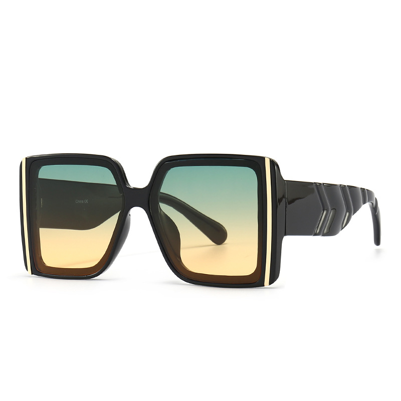 Wholesale Modern Retro Square Oversized Sunglasses UV400 - Everful