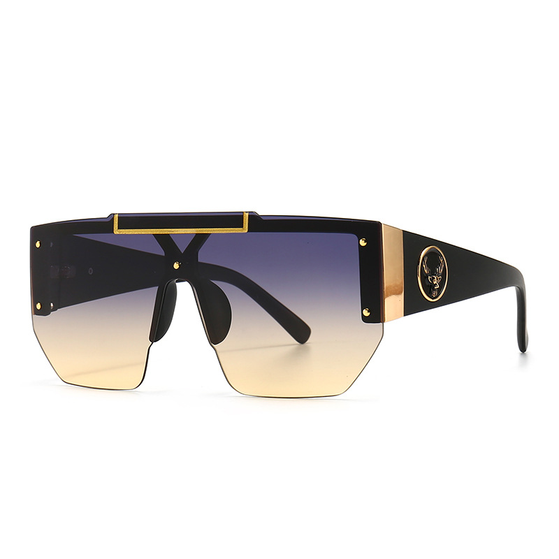 Wholesale Oversized Square Sunglasses with PC Lens UV Protection - Everful
