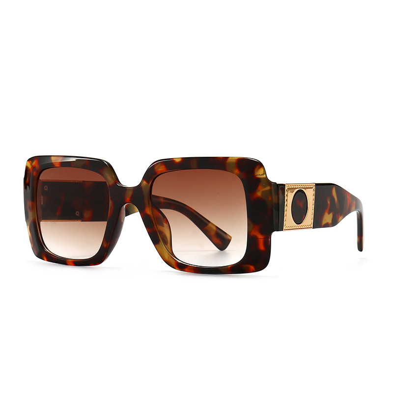 Wholesale Oversized Square Frame Vintage Retro Sunglasses For Women Men - Everful