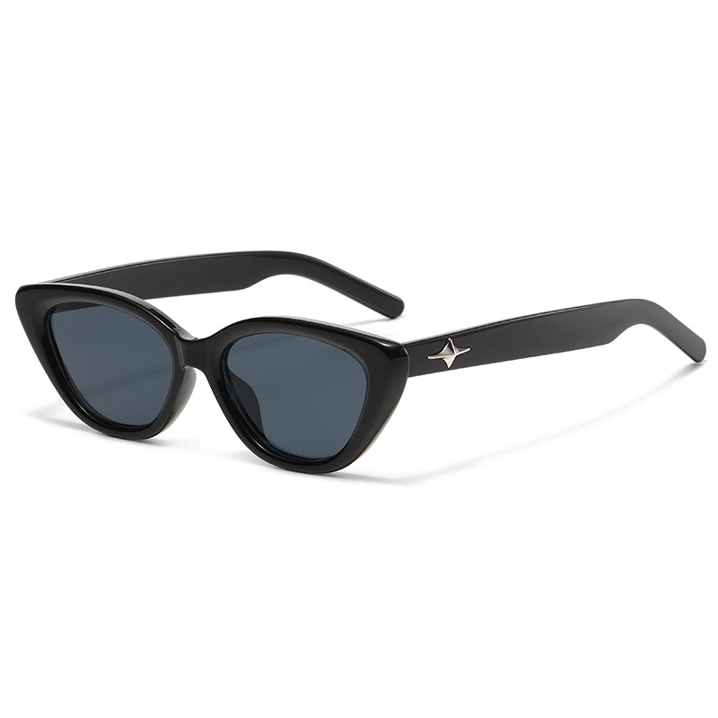 Wholesale Vintage Cat Eye Star Decor Sunglasses UV400 - Everful