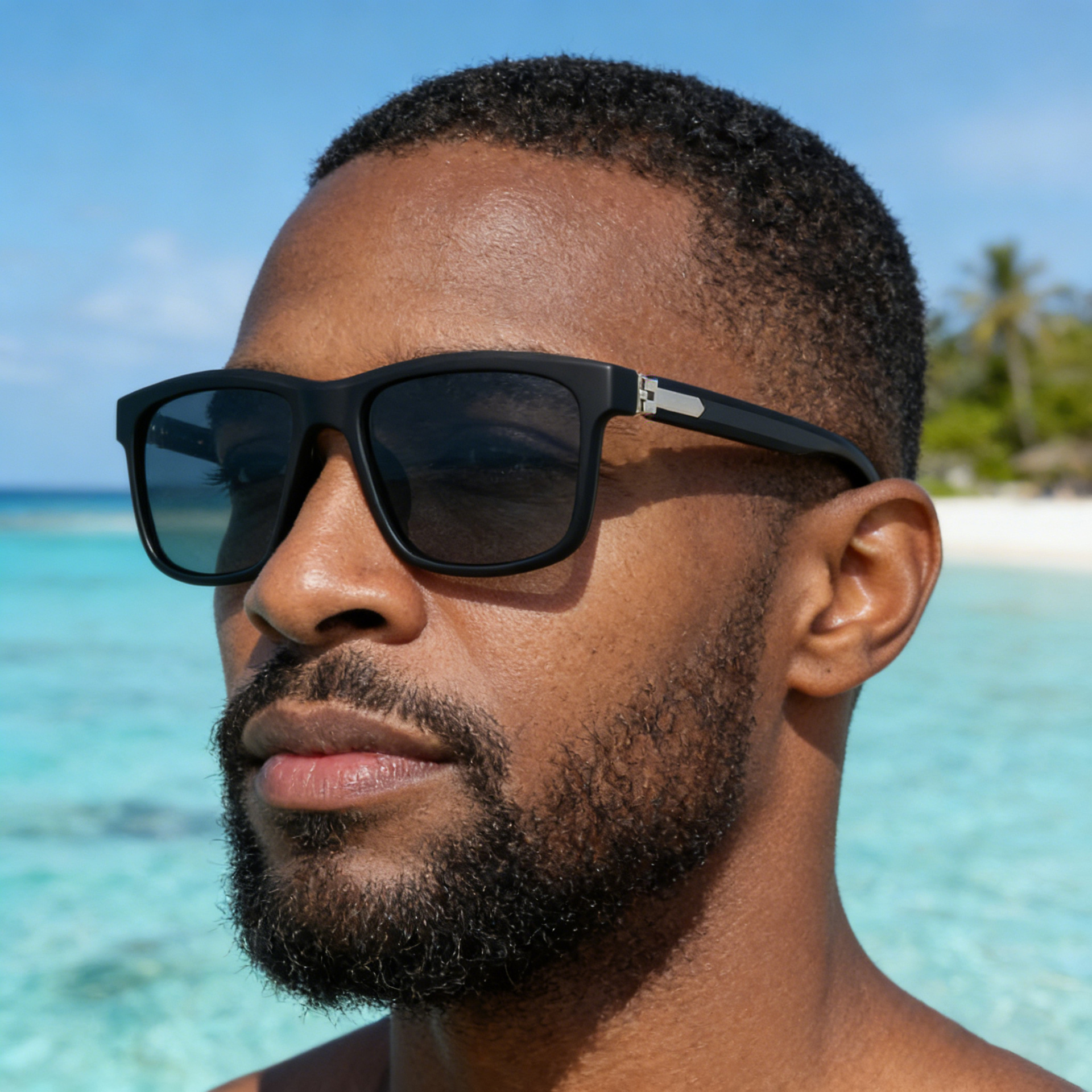 Wholesale Men Polarized Sunglasses Square Frame For Driving Outdoor - Everful
