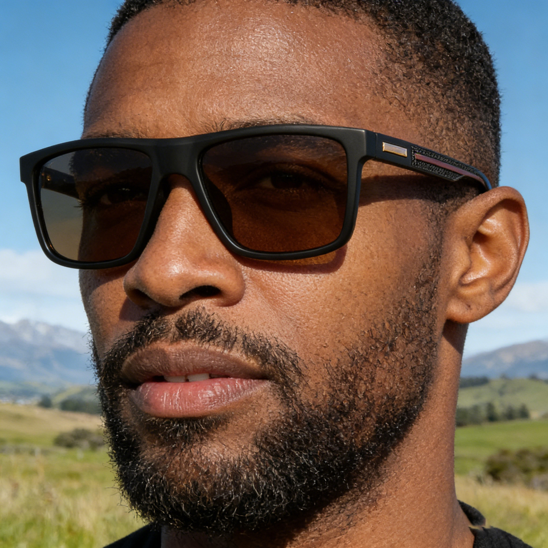 Wholesale Men Polarized Sunglasses with Square Frame UV400 Protection - Everful