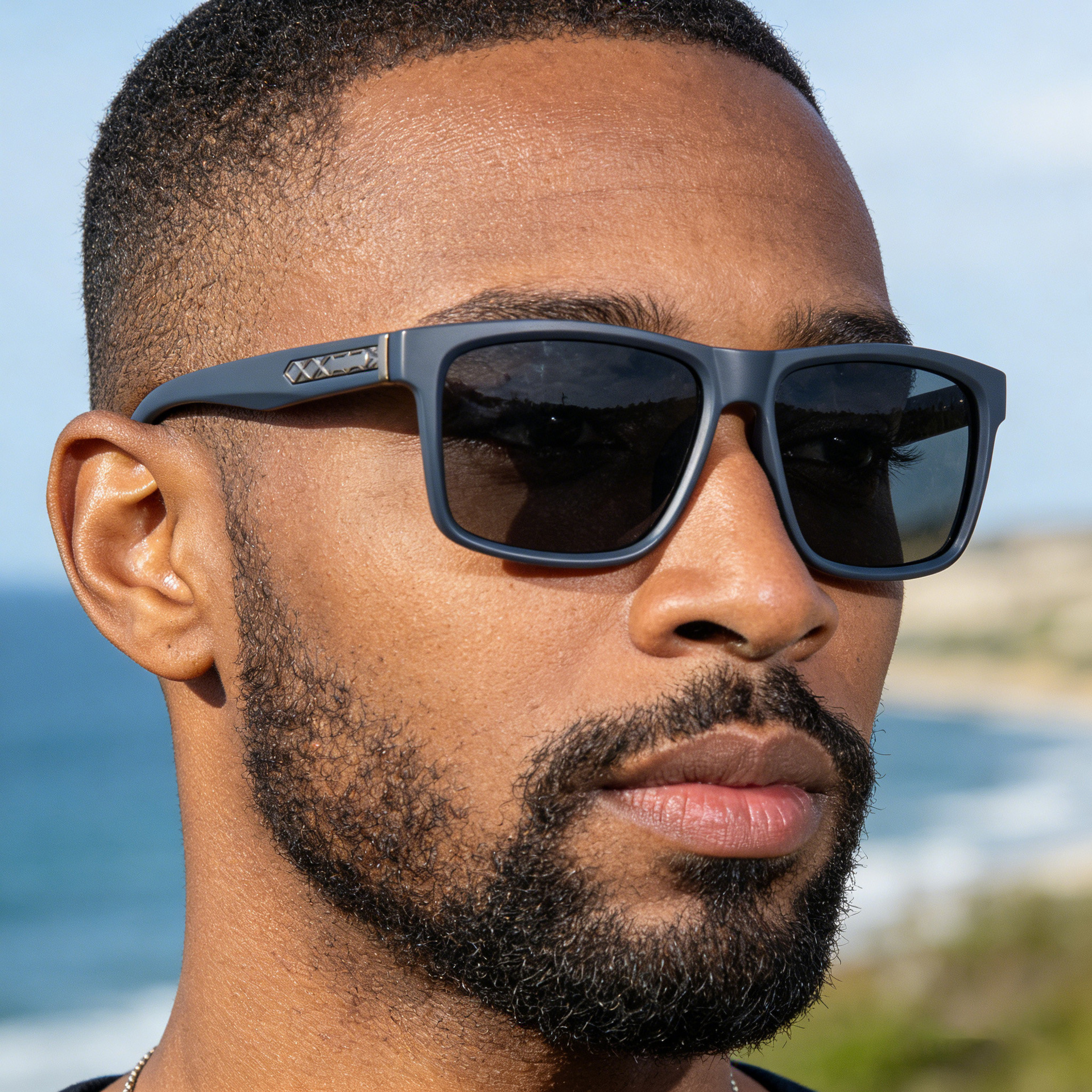 Wholesale Square Polarized Sunglasses With TAC Lens For Men - Everful