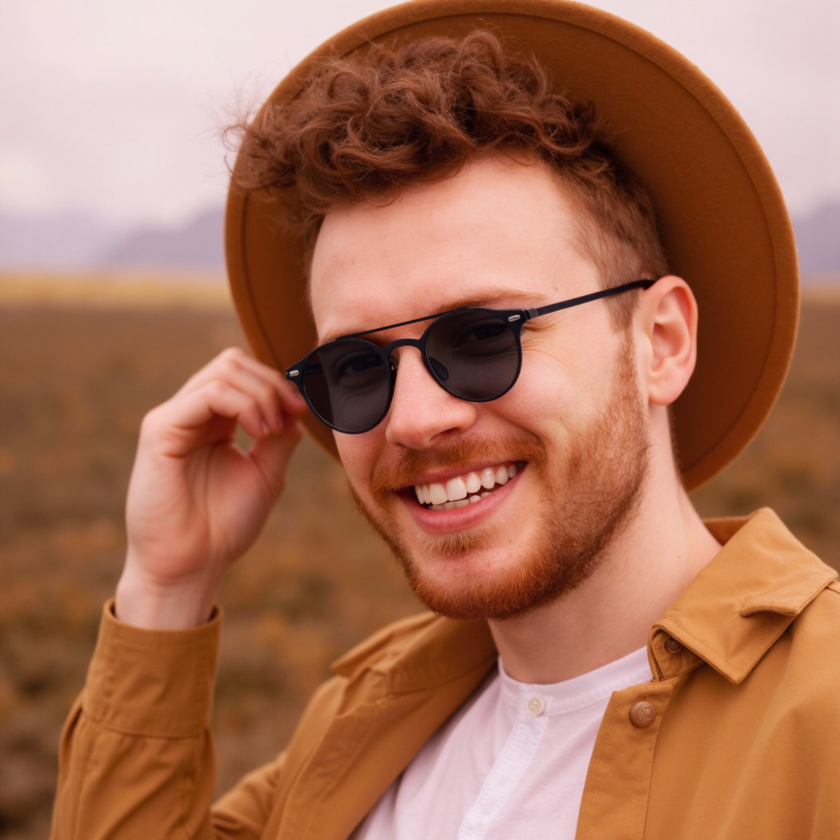 Wholesale Retro Round Metal Frame Sunglasses With Double Bridge For Men - Everful