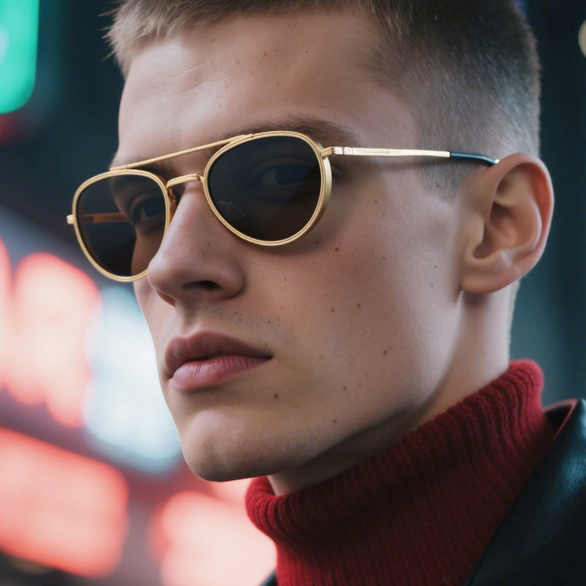 Wholesale Men Retro Steampunk Sunglasses with Metal Frame UV400 - Everful