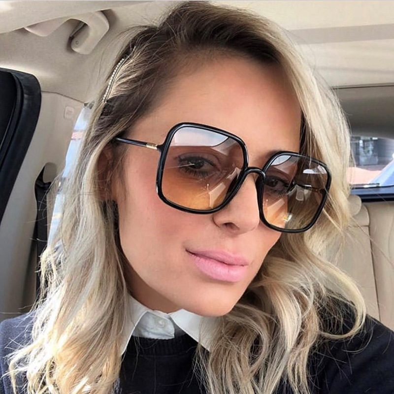 Wholesale Fashion Oversized Square Sunglasses with UV400 Protection - Everful