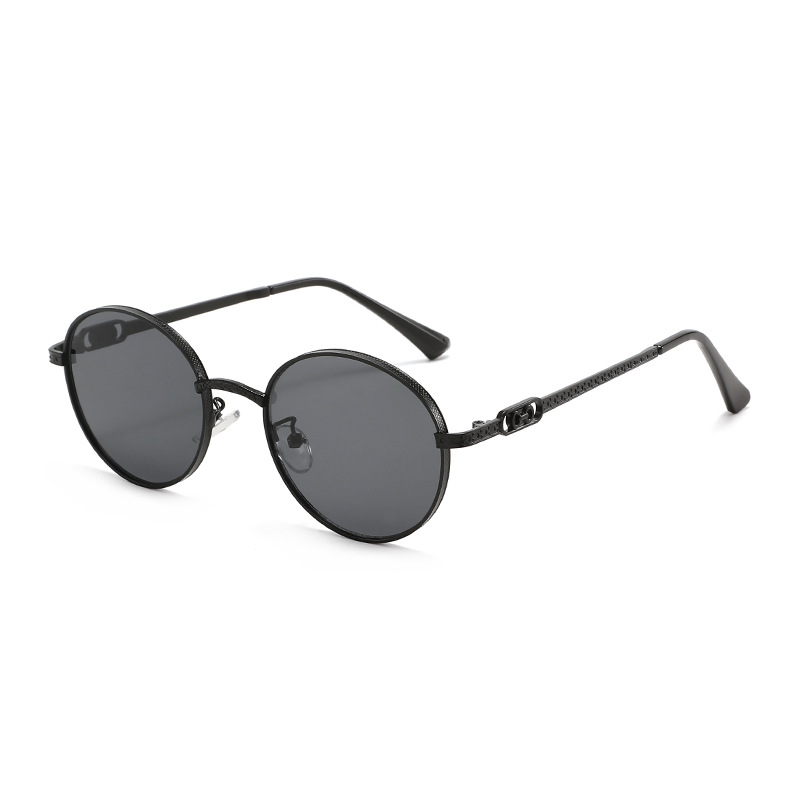 Wholesale Round Retro Sunglasses with Vintage Metal Frame For Men Women - Everful
