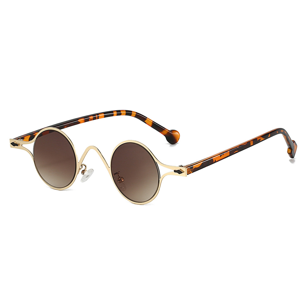 Wholesale Vintage Small Round Sunglasses Metal Frame UV400 Protection - Everful
