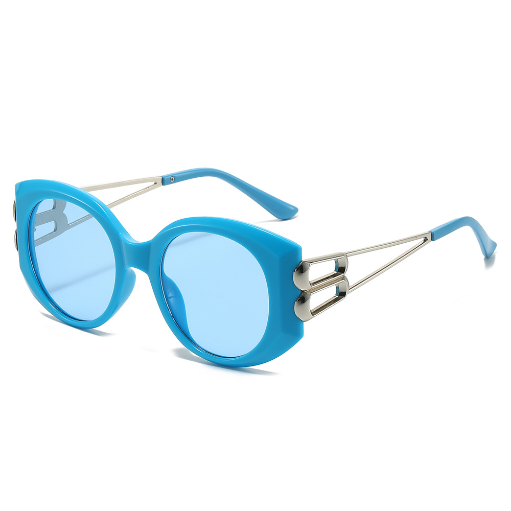 Wholesale Retro Large Frame Cat Eye Sunglasses UV400 For Women - Everful