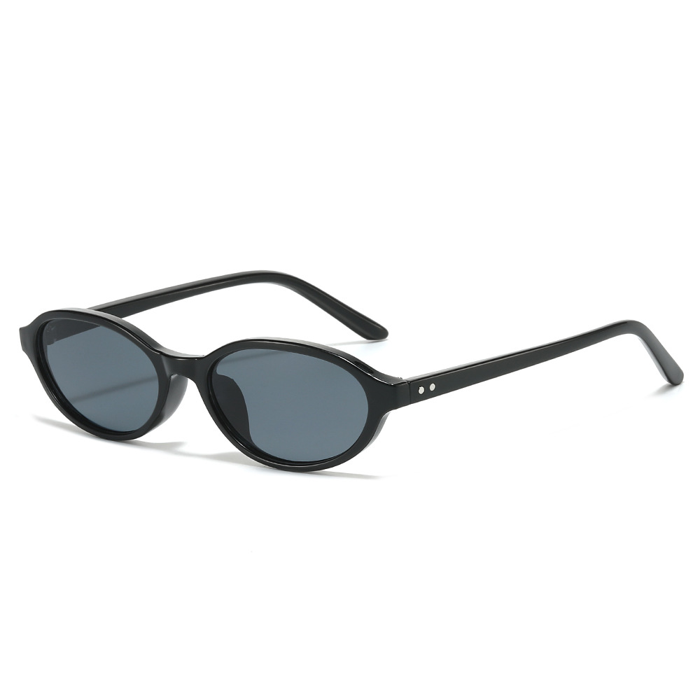 Wholesale Retro Oval Small Frame Sunglasses Y2K UV400 Protection PC Shades - Everful