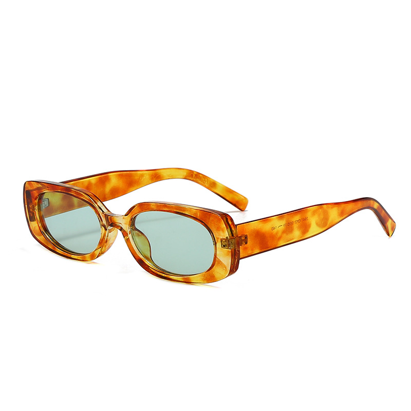 Wholesale Vintage Rectangular Sunglasses UV Protection Retro Small Frame - Everful