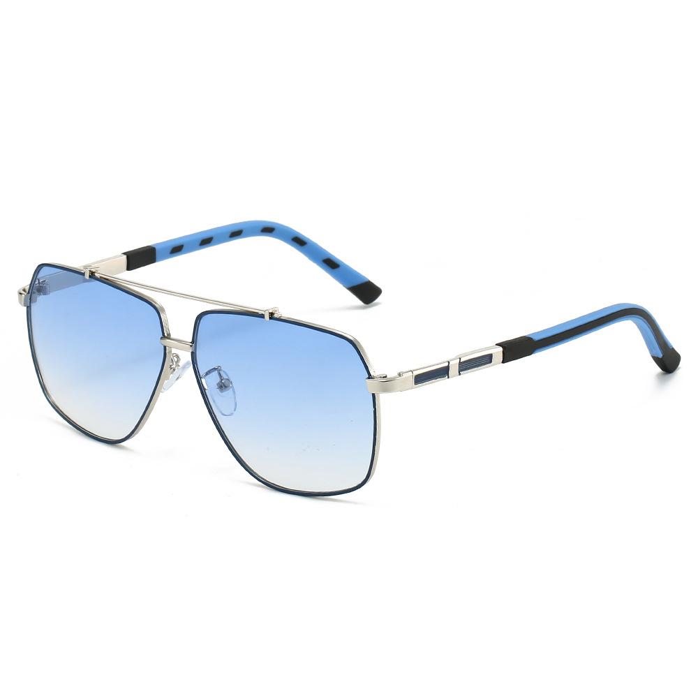 Wholesale Square Aviator Sunglasses Metal Frame UV400 For Men - Everful