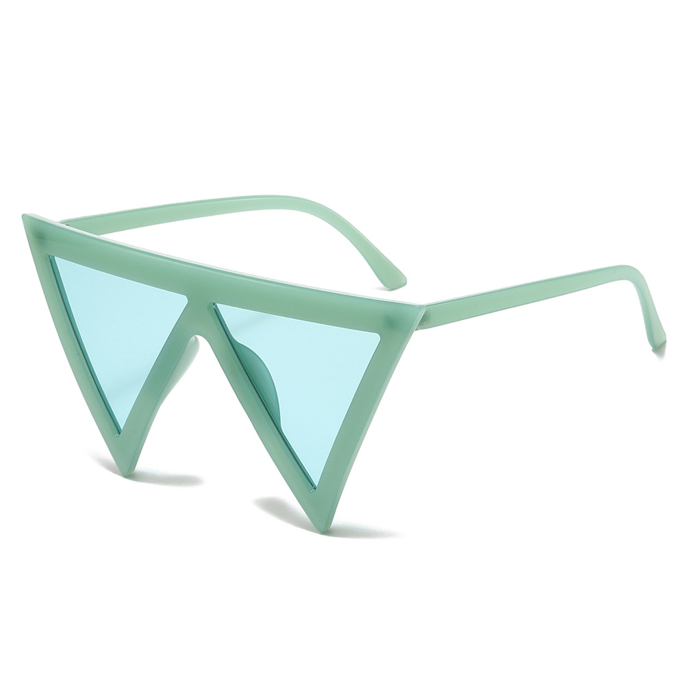 Wholesale Geometric Triangle Sunglasses UV400 Protection PC Eyewear - Everful