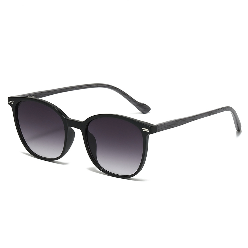 Wholesale Polarized Sunglasses with Wood Grain Texture Legs For Unisex - Everful