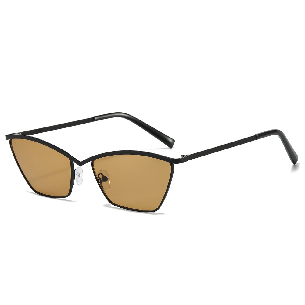 Wholesale Retro Cat Eye Sunglasses Metal Frame UV400 For Women Men - Everful