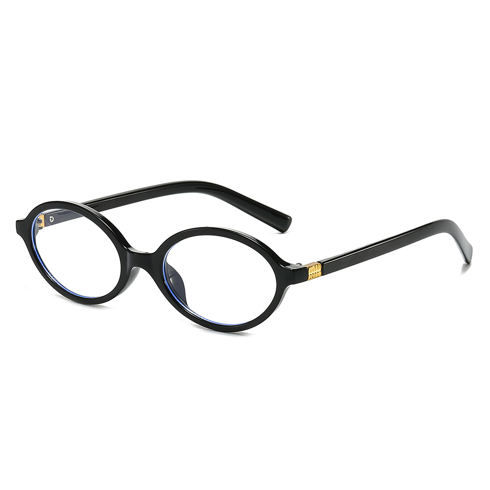 Wholesale Retro Oval Anti Blue Light Glasses Frames For Women Men - Everful