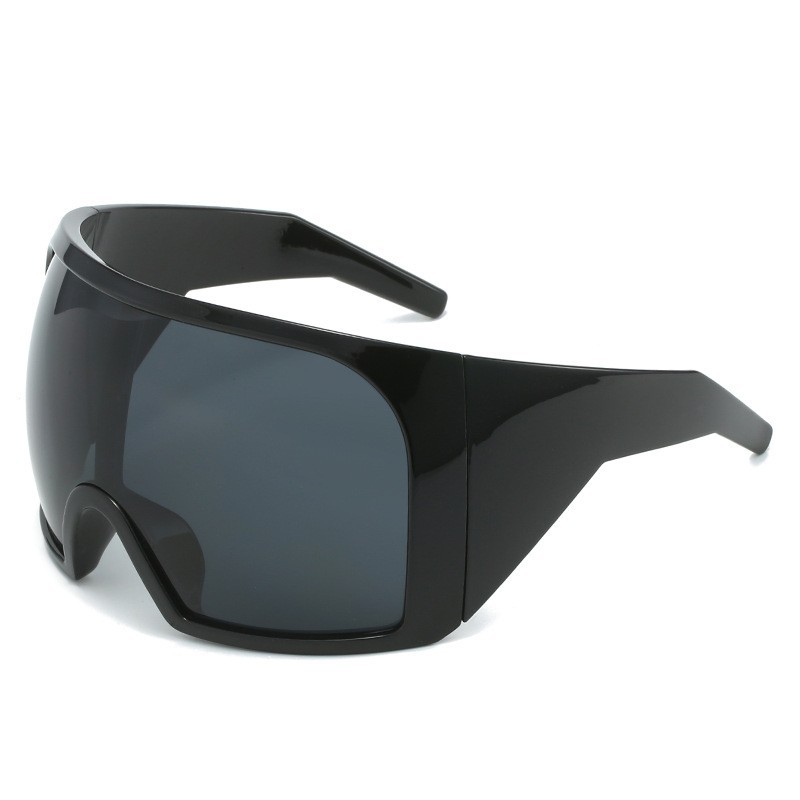 Wholesale Oversized PC Shield Sunglasses Futuristic Cyberpunk Eyewear - Everful