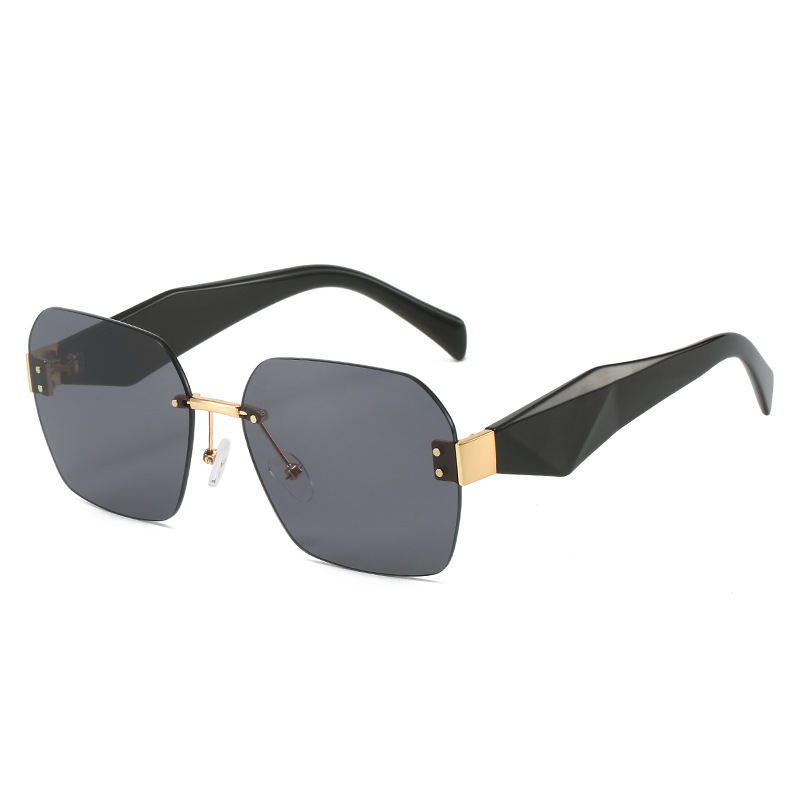Wholesale Frameless Square Sunglasses with PC Gradient Lens For Women - Everful