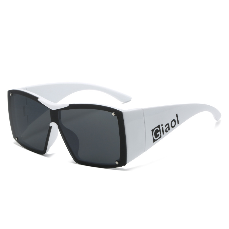 Wholesale Oversized Shield Sunglasses With PC Frame UV400 Protection - Everful