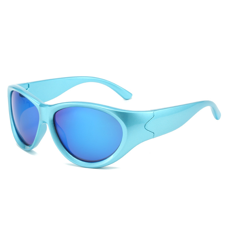 Wholesale UV400 PC Frame Wrap Around Sports Sunglasses For Unisex - Everful