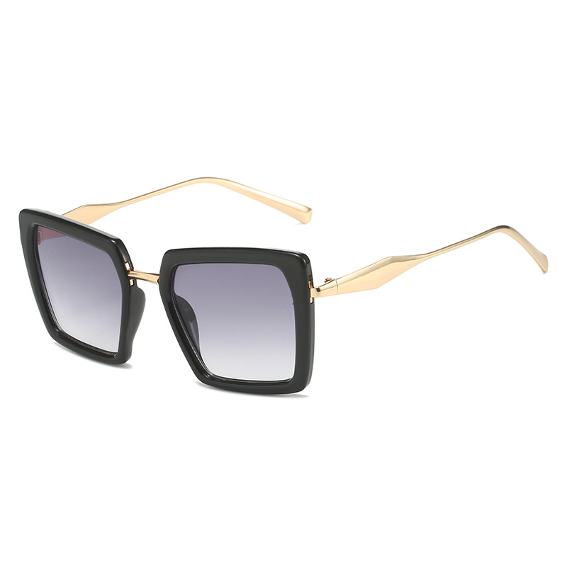 Wholesale Oversized Square Sunglasses PC Metal Frame UV400 For Women Men - Everful