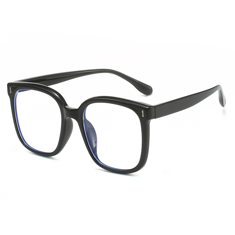 Wholesale Oversized Square Blue Light Blocking Glasses TR90 Retro Frame - Everful