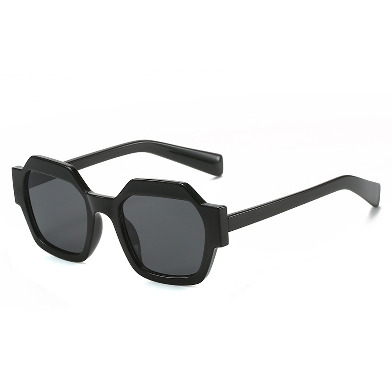 Wholesale Geometric PC Sunglasses UV400 Retro Hip Hop Style For Women Men - Everful