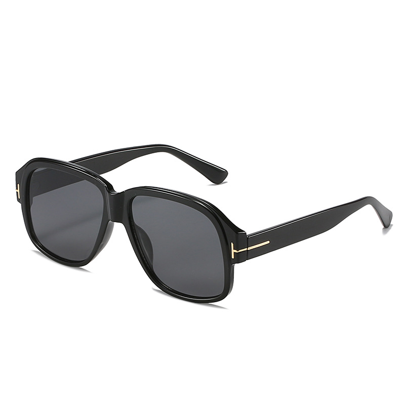Oversized Square Sunglasses UV400 Protection Gradient PC Lens Retro Fashion Eyewear For Women And Men