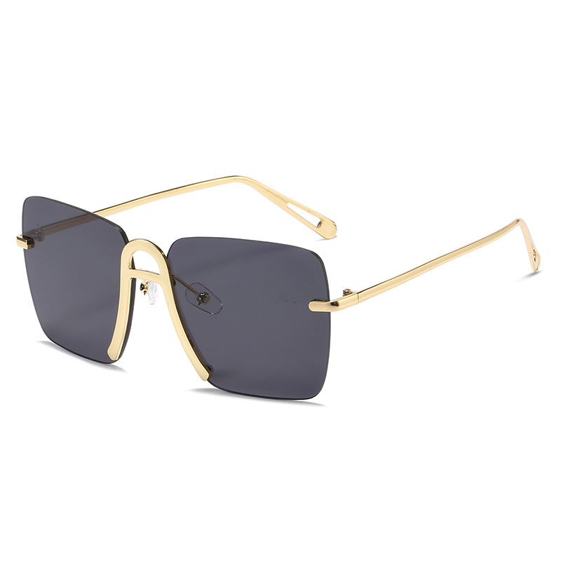 Wholesale Women Oversized Rimless Sunglasses with UV400 Protection - Everful