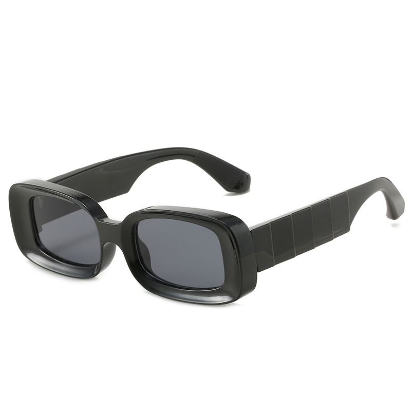 Wholesale Vintage Rectangular UV400 Sunglasses Candy Colors - Everful