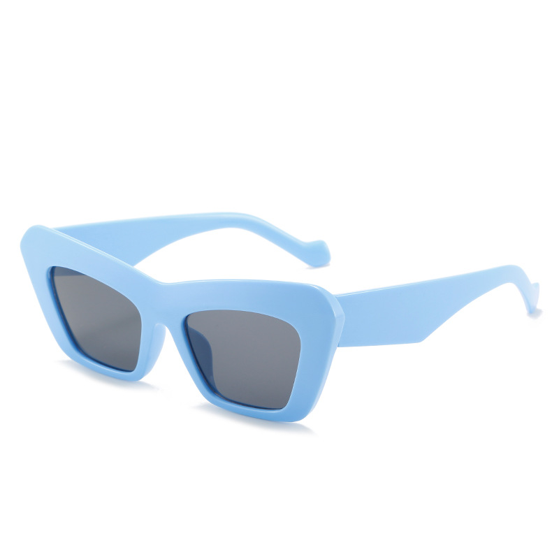 Wholesale Retro Geometric Cat Eye Sunglasses UV400 For Women - Everful