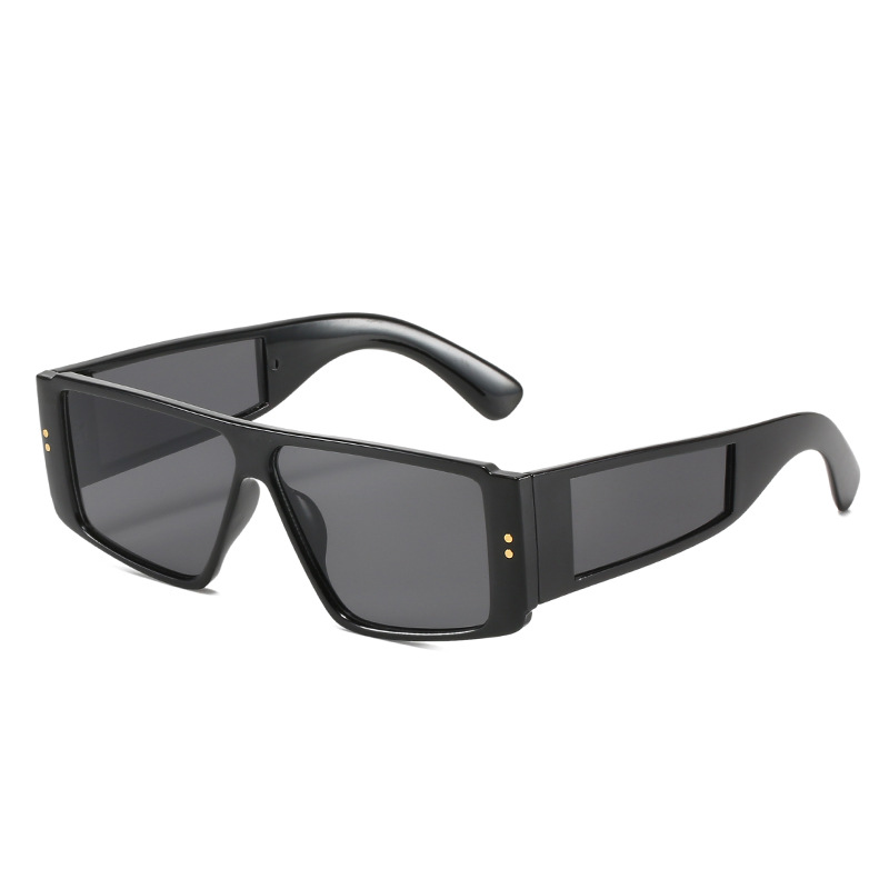Retro Rectangle Sunglasses UV400 Protection PC Frame Fashion Small Square Tinted Lens Outdoor Eyewear For Women Men