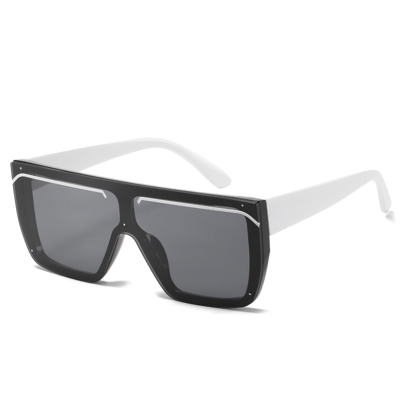 Wholesale Oversized Square Flat Top Sunglasses UV400 For Women - Everful