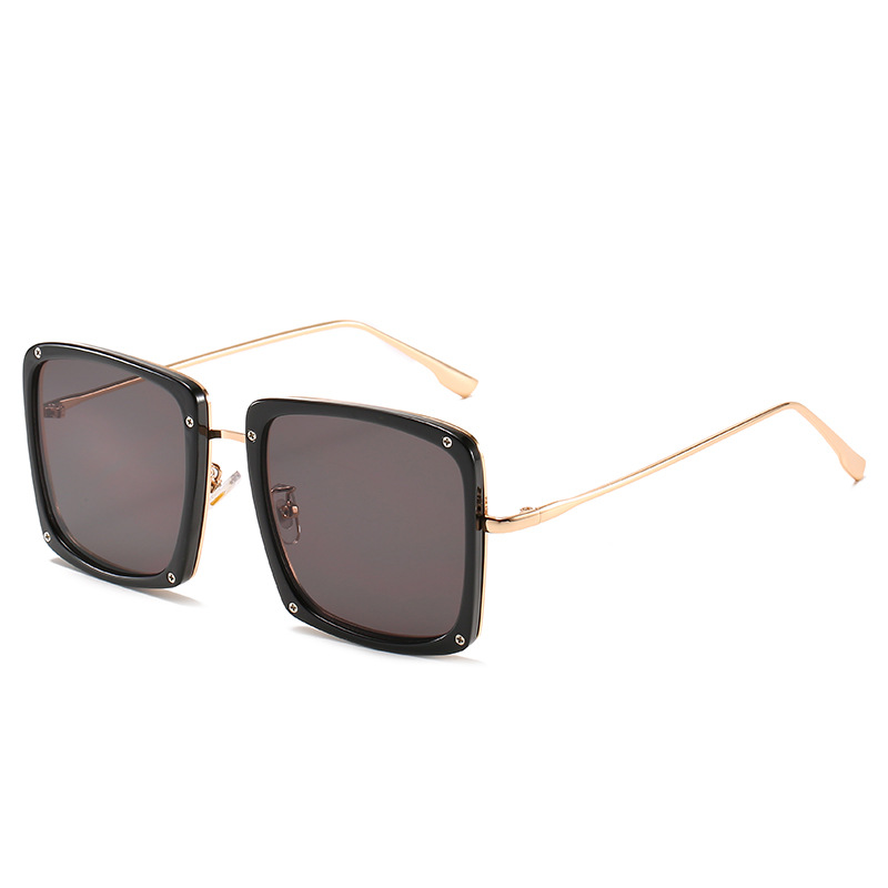 Wholesale Oversized Square Sunglasses Vintage Retro UV400 Protection - Everful
