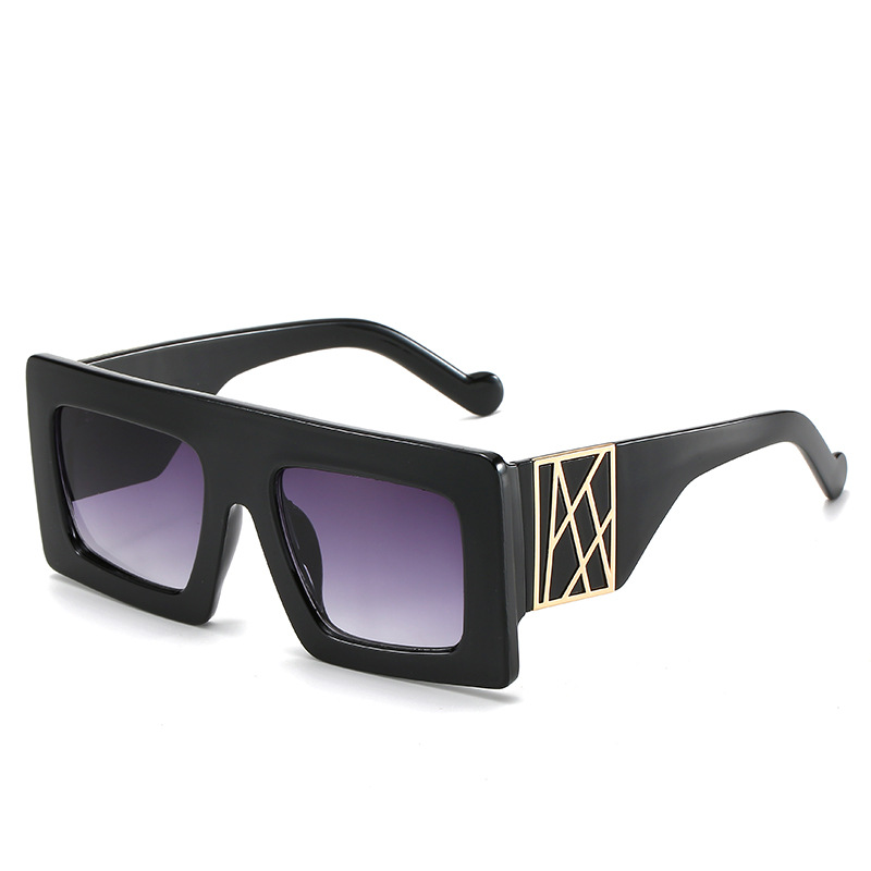 Wholesale Oversized Square Sunglasses For Women Gradient Lenses UV400 - Everful