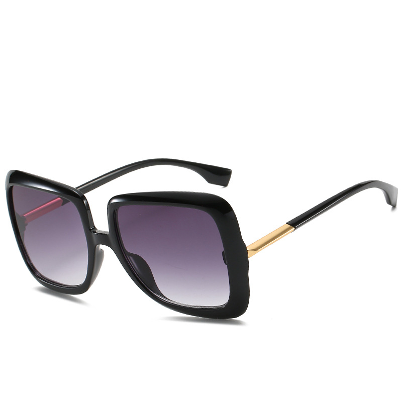 Wholesale Square Oversized Sunglasses PC Metal Frame For Women - Everful