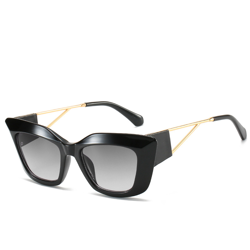 Wholesale Cat Eye Sunglasses UV400 Protection Large Frame For Women - Everful
