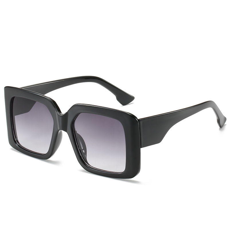 Oversized Square Sunglasses For Women PC Frame AC Lens UV400 Protection Fashion Retro Vintage Outdoor Style