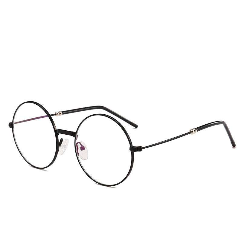 Wholesale Retro Round Metal Frame Anti Blue Light Glasses - Everful