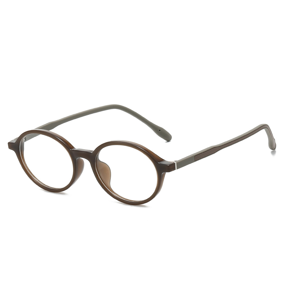 Wholesale Retro Round Frame TR90 Anti-blue Light Glasses For Women Men - Everful