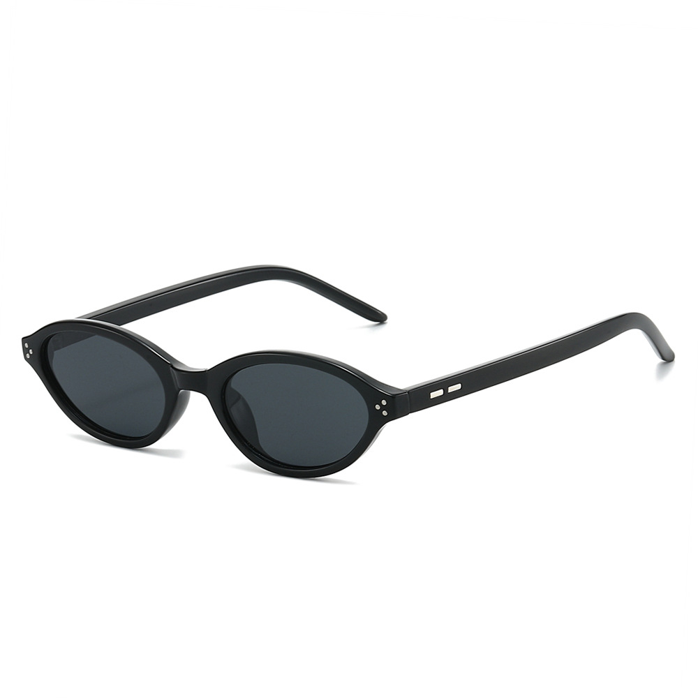 Wholesale Oval Retro Sunglasses Small Frame UV400 Protection For Women Men - Everful