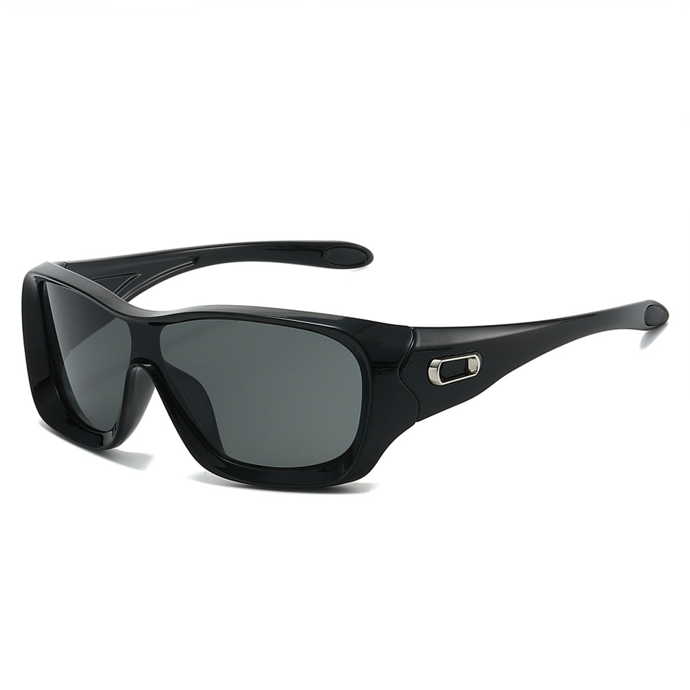 Wholesale Fashion Sports Sunglasses UV400 Large PC Frame For Cycling - Everful